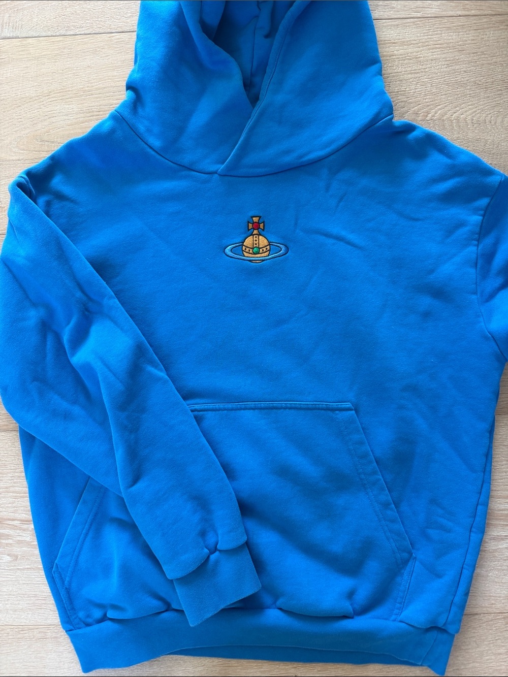 Vivienne Westwood Bright Blue Orb Crewneck Sweater